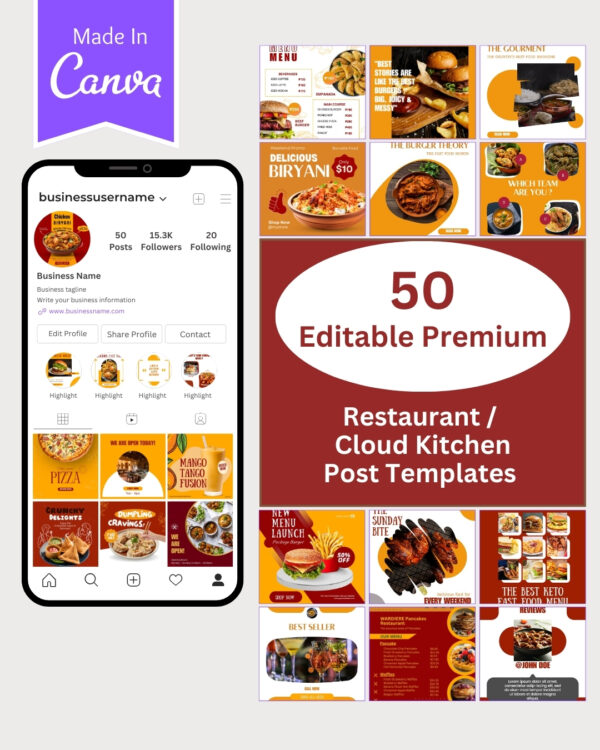 RestaurantCloud Kitchen Insta Post