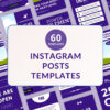 Gym Supplement Instagram Post Templates - Canva Editable Instagram Post