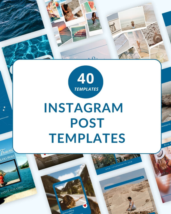 40 Travel Instagram Post Templates
