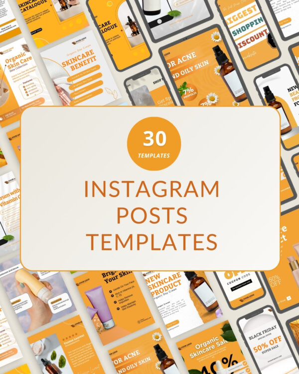 Beauty Products Insta Post Square Format (Instagram Post)