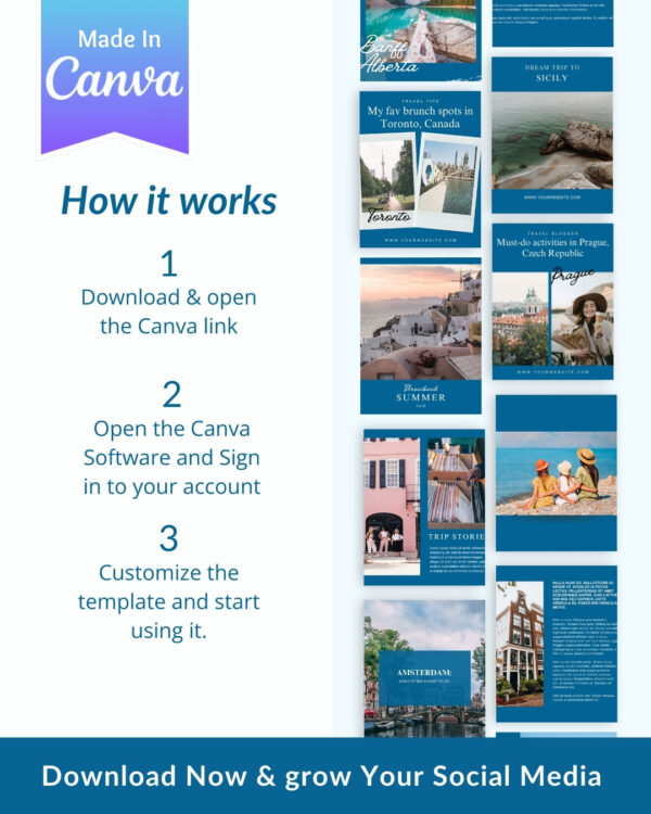 40 Travel Instagram Post Templates