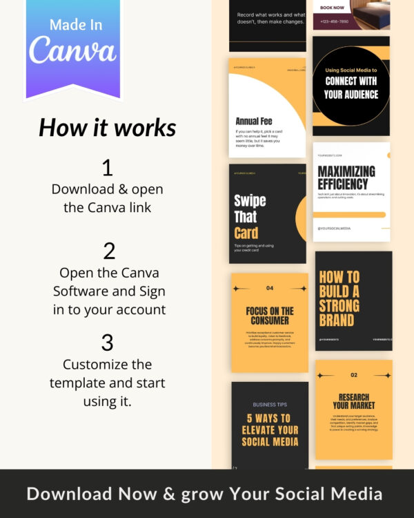 50+ Showcase Your Brand Instagram Post Carousel Templates - Canva Editable