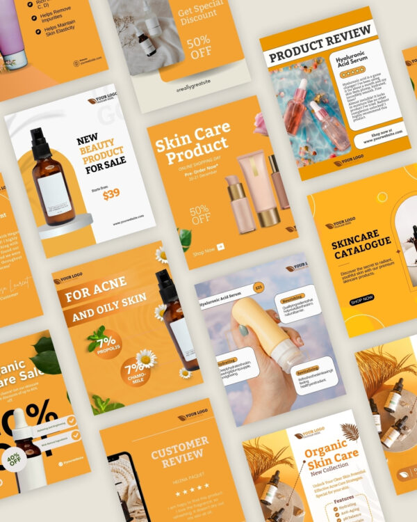 Beauty Products Insta Post Square Format (Instagram Post)